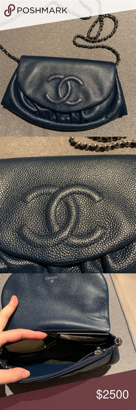 chanel halfmoon wallet on chain price|Chanel wallet.